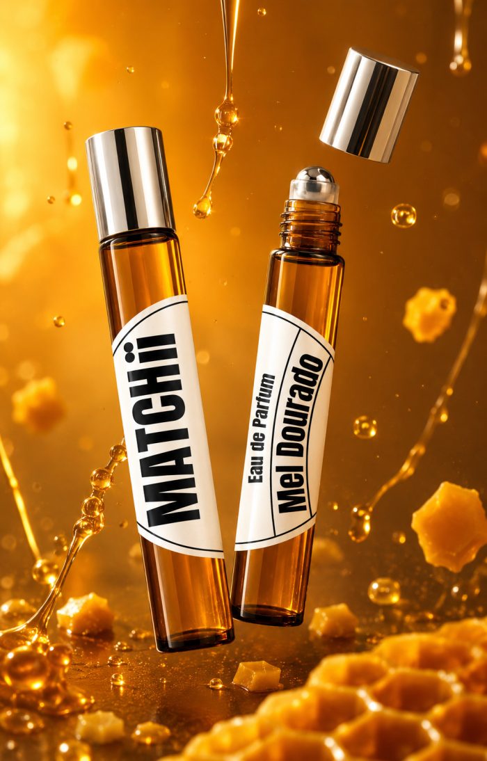 Mel dourado é o tipo de fragrância que chama atenção de forma sutil, deixando um rastro delicadamente doce e sereno por onde passa — uma sensação aconchegante e acolhedora do início ao fim.